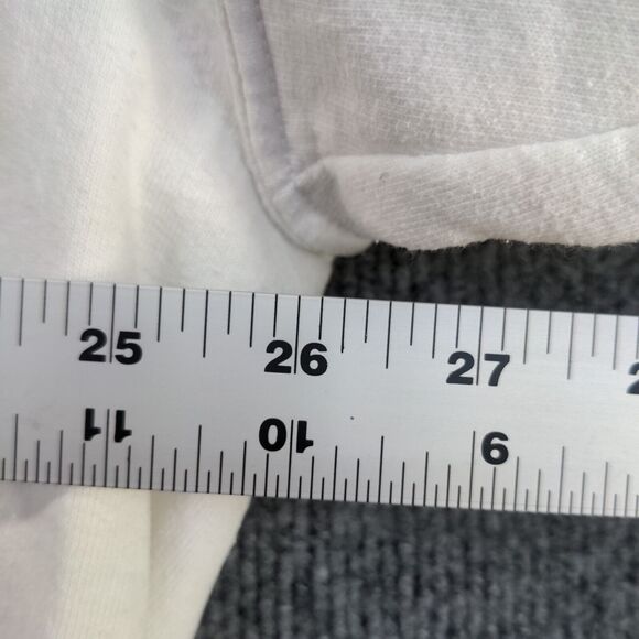 Del Sol Men's St. Maarten Pullover Crew Neck Sweatshirt White XXL Heavyweight - Picture 16 of 16